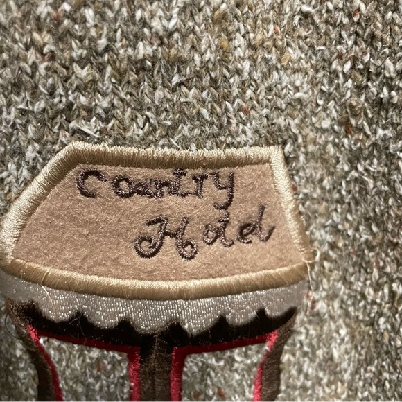 Tan Jay Vintage 90s Beige Neutral Colour Block Sweater Women's Medium - Picture 7 of 12